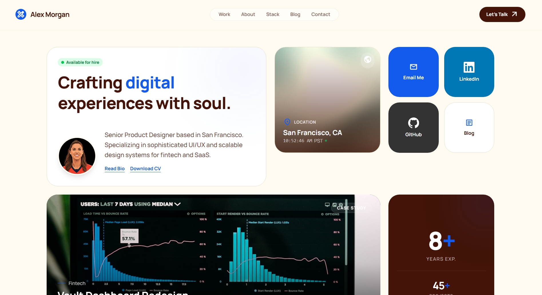 BentoFolio - Portfolio Template
